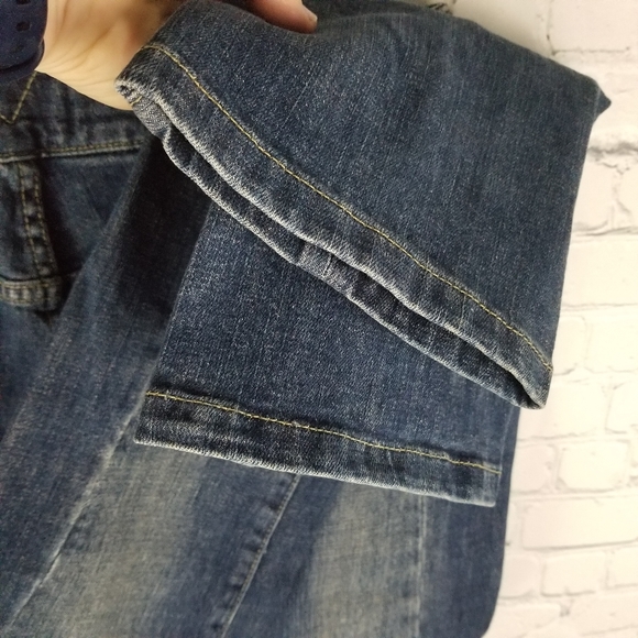 TRF ZARA | straight leg seam detail jeans - Picture 6 of 8